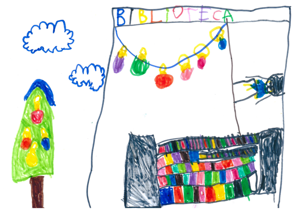 Autora: Elixabete, ganadora Concurso Infantil SEDIC de Dibujo Navideño
