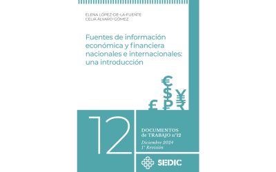 Presentación del nº 12 de la Serie «Documentos de trabajo: «Fuentes de información económica y financiera nacionales e internacionales: una introducción»